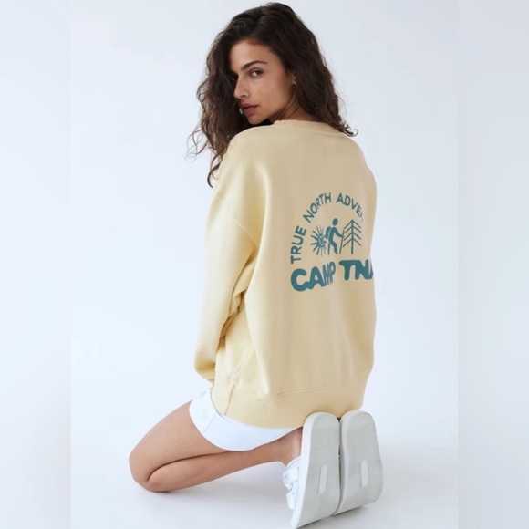 Aritzia Sweaters - Aritzia Cozy AF Camp TNA Crewneck Sweatshirt